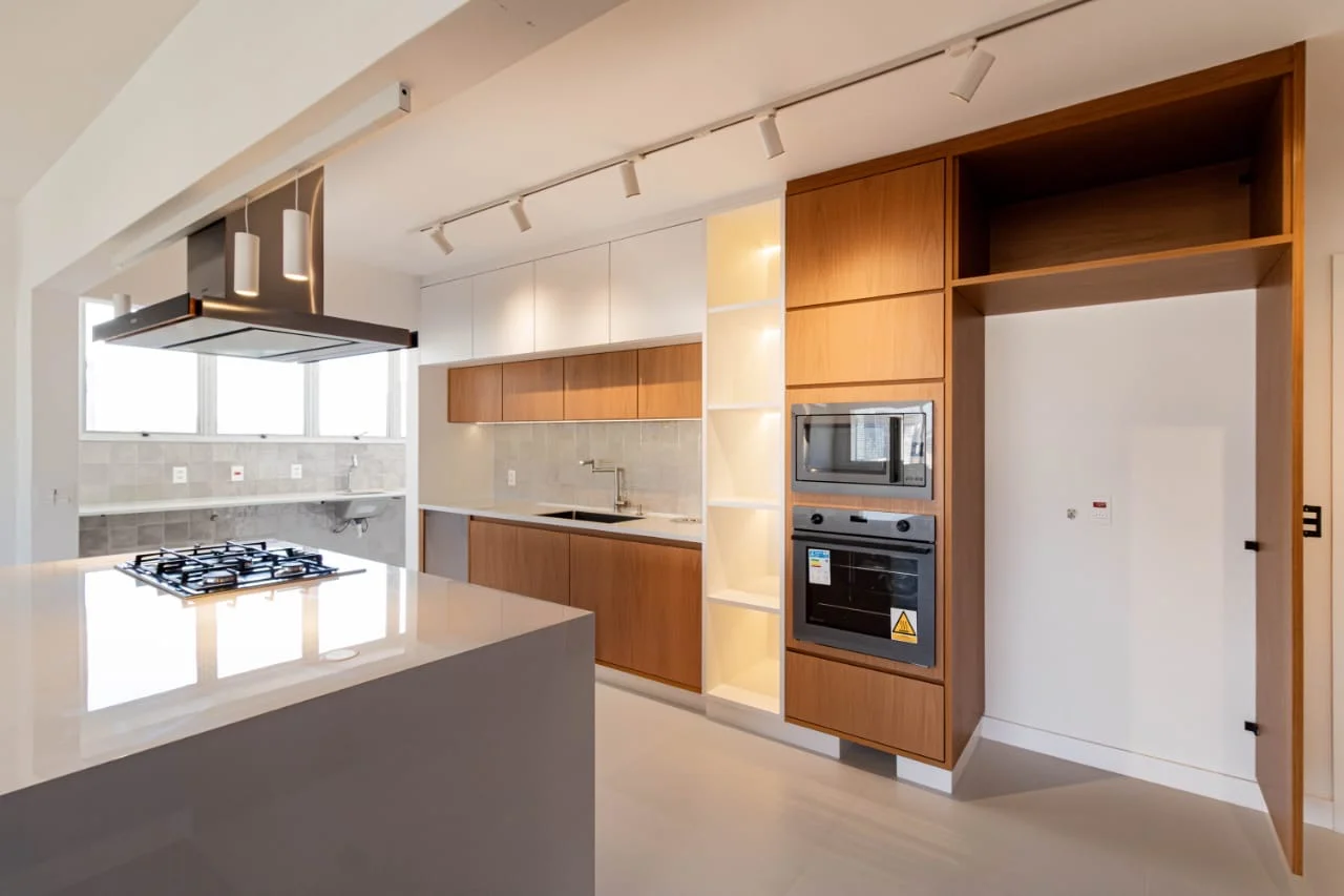 Cozinha completa - Ilha com cooktop